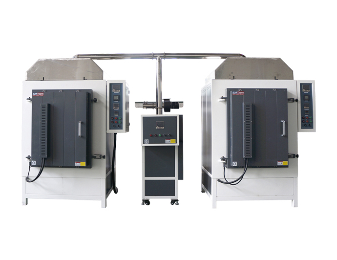 1100℃大容量排膠預(yù)燒一體爐