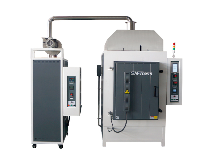 1100℃大容量排膠預(yù)燒一體爐